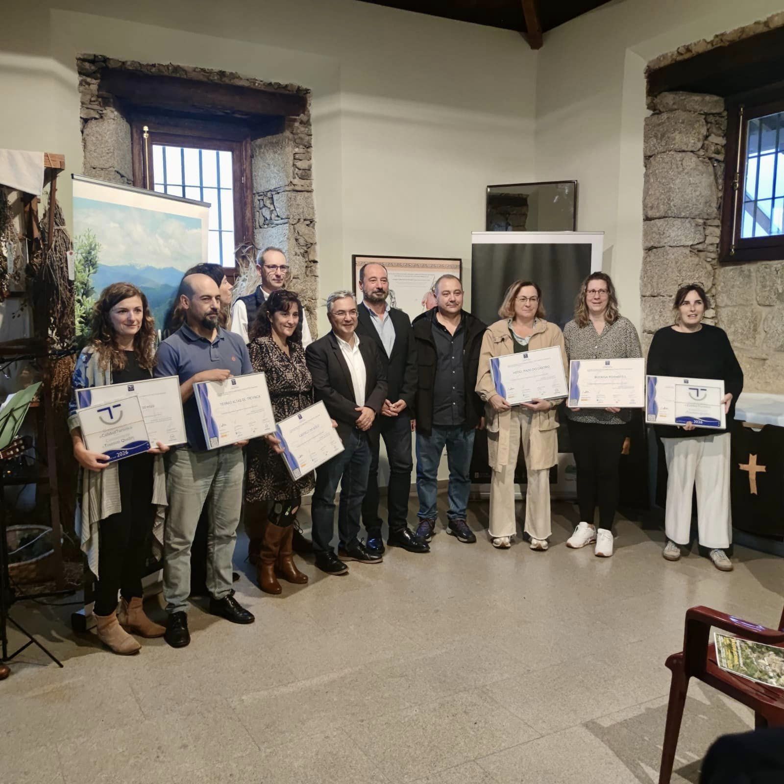 Comunicando colabora na organización do acto de entrega de galardóns de «Compromiso de Calidade Turística»