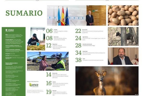 ASAGA publica o número de setembro da súa revista Axenda Agraria